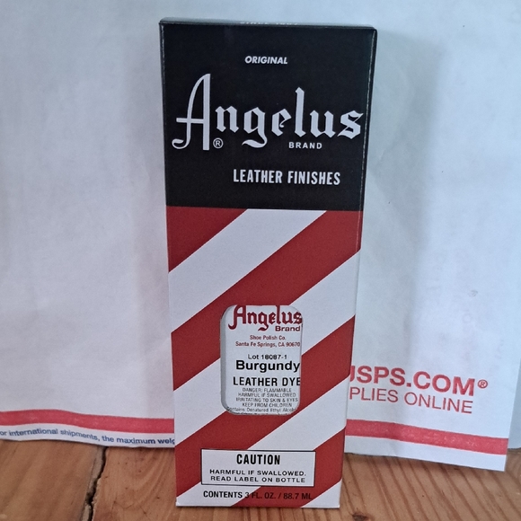 Angelus Handbags - Angelus Burgundy Leather Dye